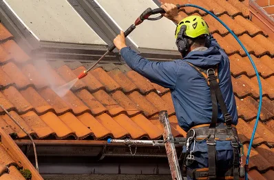 Démoussage et hydrofuge de toiture à Tanus